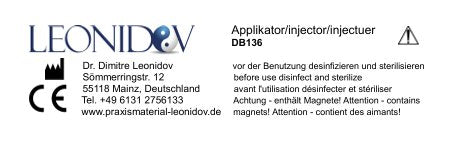 Aplicador manopuntura DB136