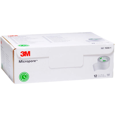 3M Micropore 2,5cm x 9,1m, 12 piezas