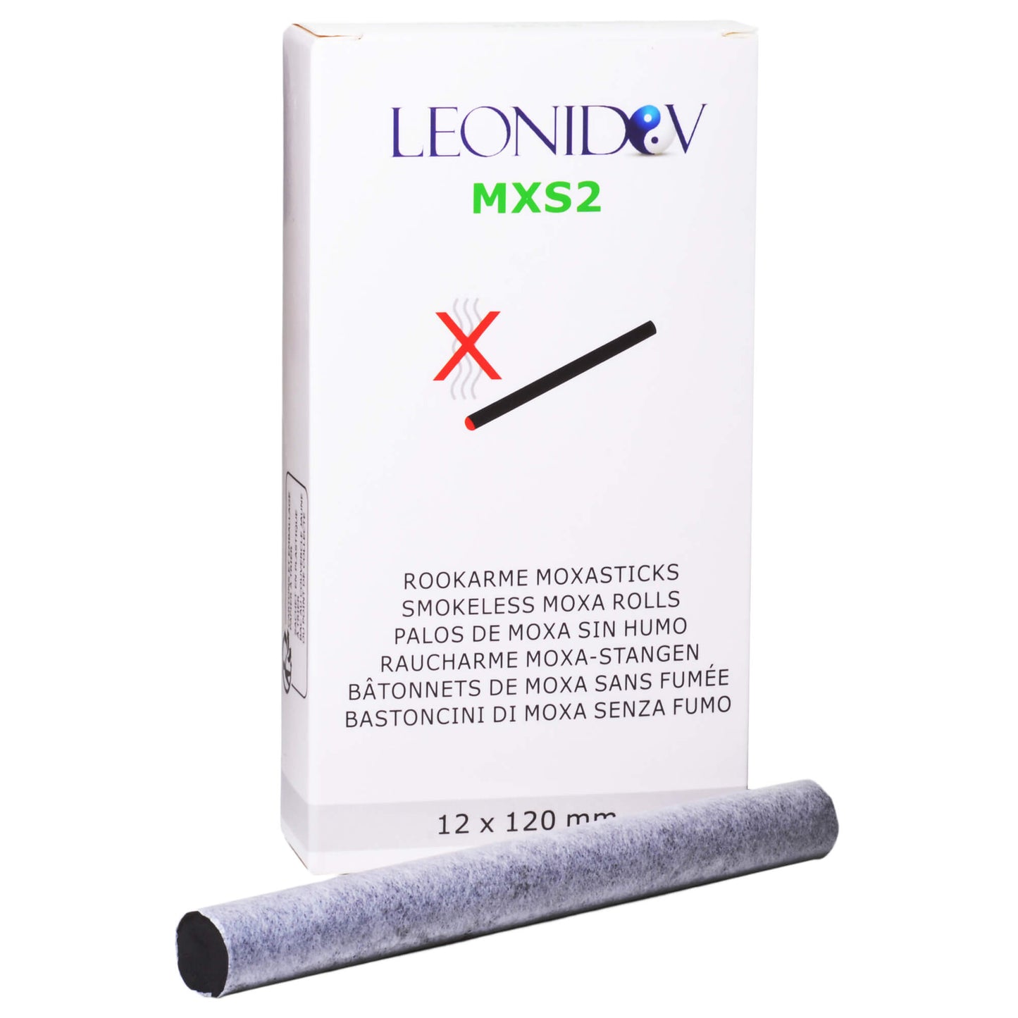 Moxa palos sin humo 120x12mm - 10 unds.