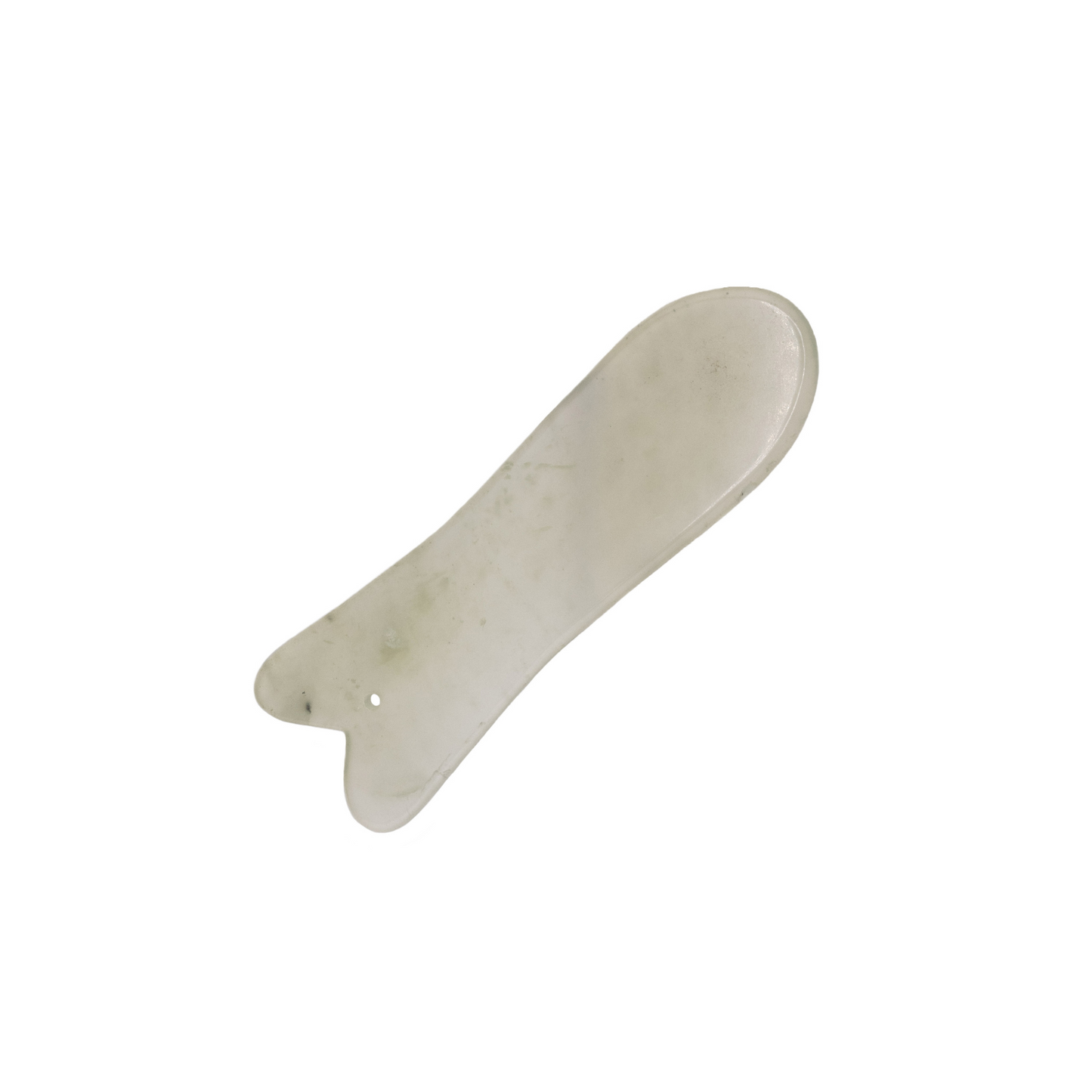 Gua Sha forma pescado jade