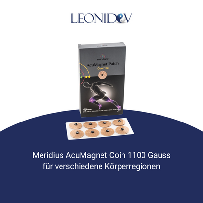 Magnetpflaster rund - Meridius AcuMagnet Coin 1100 Gauss